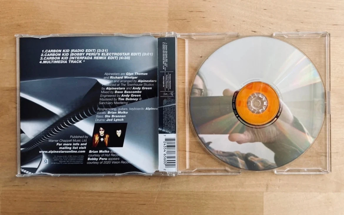 CD maxi Alpinestars feat Brian Molko Carbon Kid. – photo 2